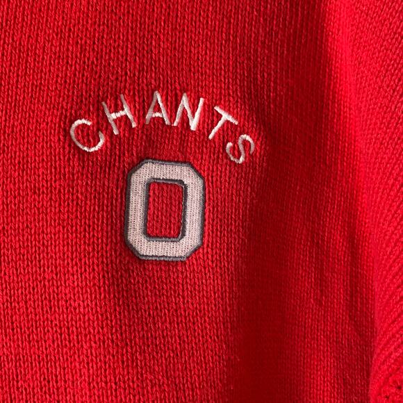 Vintage NEFF Red Chants Men's Knit Sweater Y2K Crew Neck Cotton - Picture 9 of 15